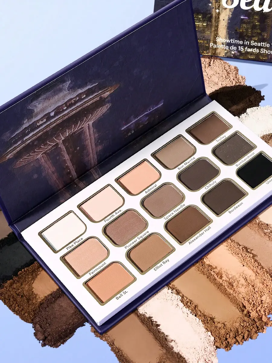 Palette de fards à paupières 15 teintes « Showtime in Seattle »